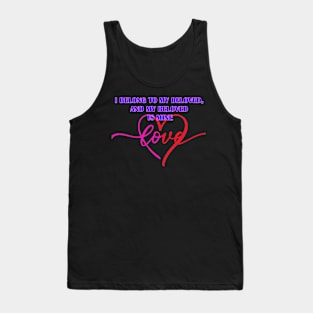 I belong to my beloved, and my beloved is mine (love) Tank Top